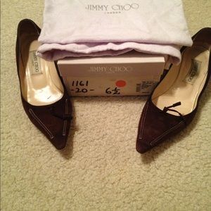 Jimmy Choo 6.5 suede
